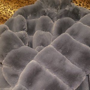 Faux fur warm coat